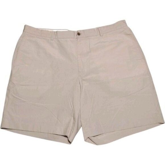 Vintage Brooks Brothers Beige Shorts Mens Size 42 Bermuda 100% Cotton Comfort - Picture 6 of 6